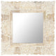Vidaxl spiegel 50x50 cm massief mangohout wit
