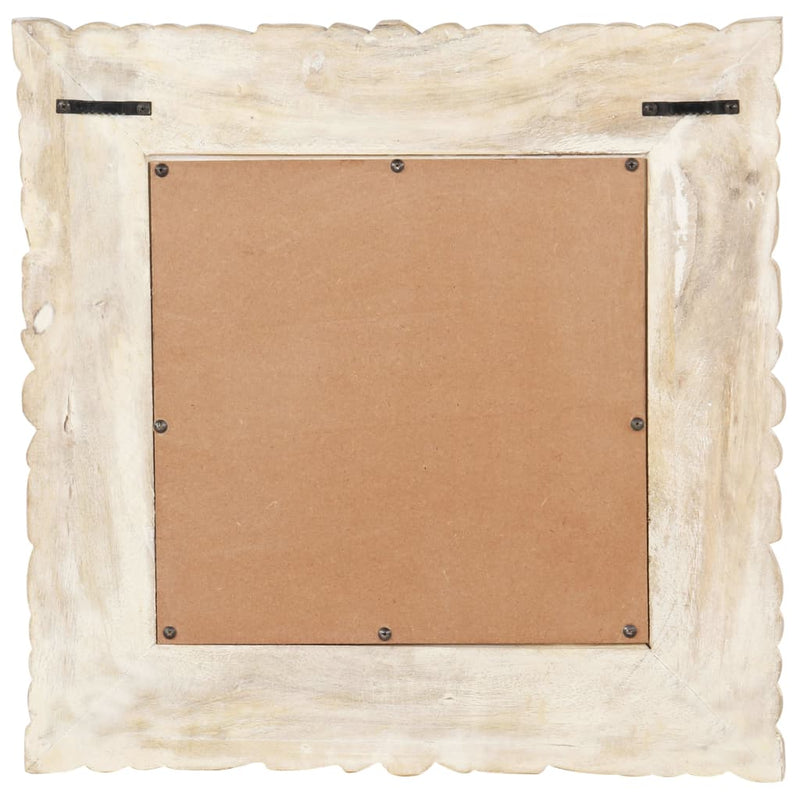 Load image into Gallery viewer, Vidaxl spiegel 50x50 cm massief mangohout wit
