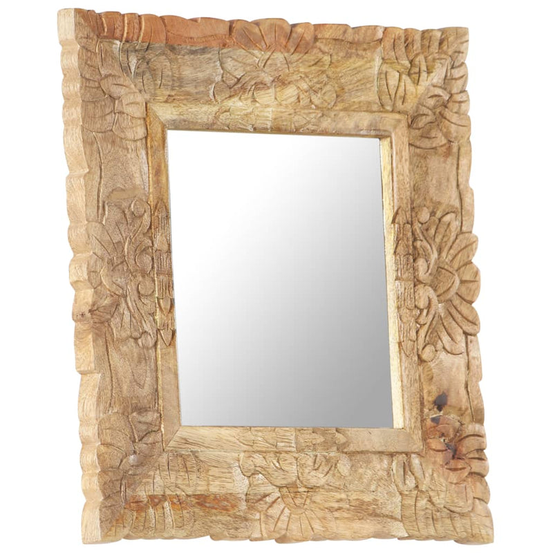 Afbeelding laden in galerijviewer, Vidaxl spiegel 50x50 cm massief mangohout
