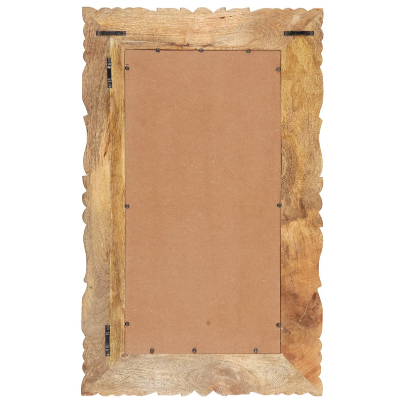 ギャラリービューアに画像をロードする, Vidaxl spiegel 80x50 cm massief mangohout

