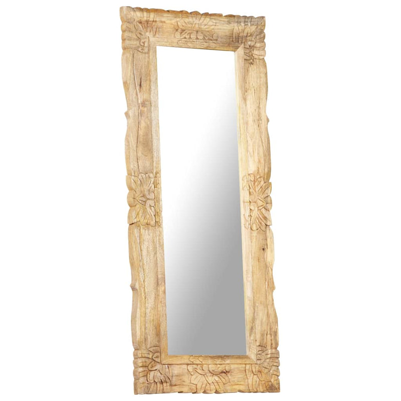 Afbeelding laden in galerijviewer, Vidaxl spiegel 110x50 cm massief mangohout
