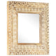Vidaxl spiegel handgesneden 50x50x2,6 cm massief mangohout