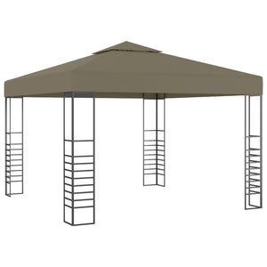 Vidaxl tuinpaviljoen 180 g m² 3x3 m taupe