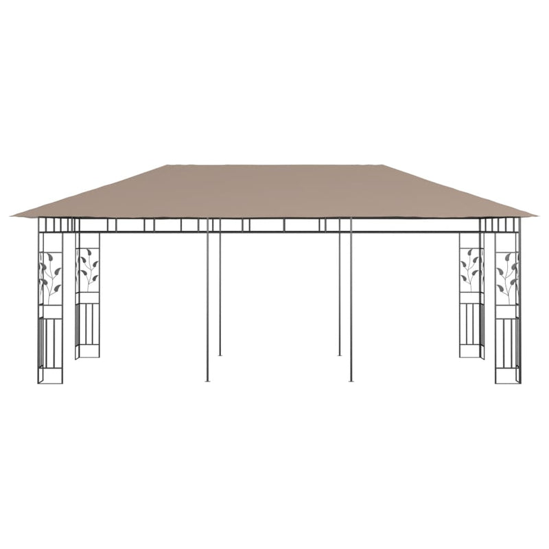 Load image into Gallery viewer, VidaXL Prieel met klamboe 180 g m² 6x3x2,73 m taupe
