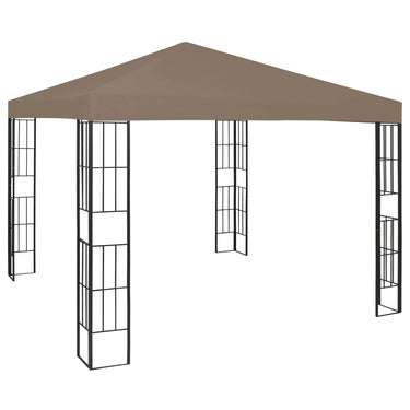 Vidaxl prieel 3x3 m taupe