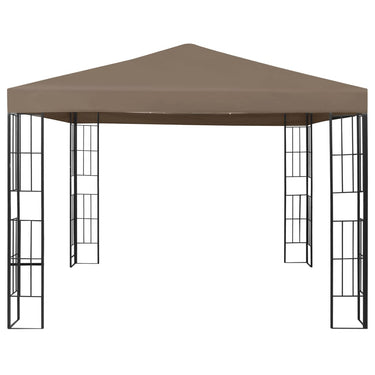 Vidaxl prieel 3x3 m taupe