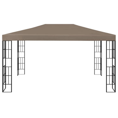 Vidaxl prieel 4x3 m taupe
