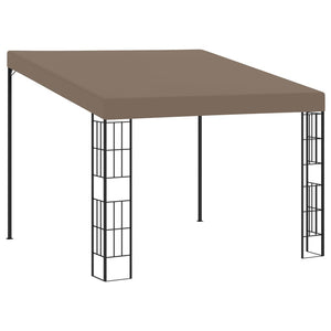 Vidaxl wandprieel 3x3 m stof taupe