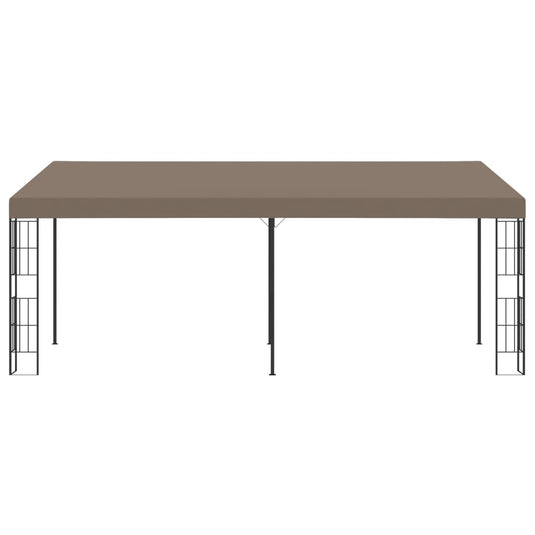 VidaXL Wandprieel 6x3 m stof taupe