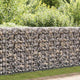 Vidaxl schanskorfmuur met deksels 60x50x150 cm gegalvaniseerd staal