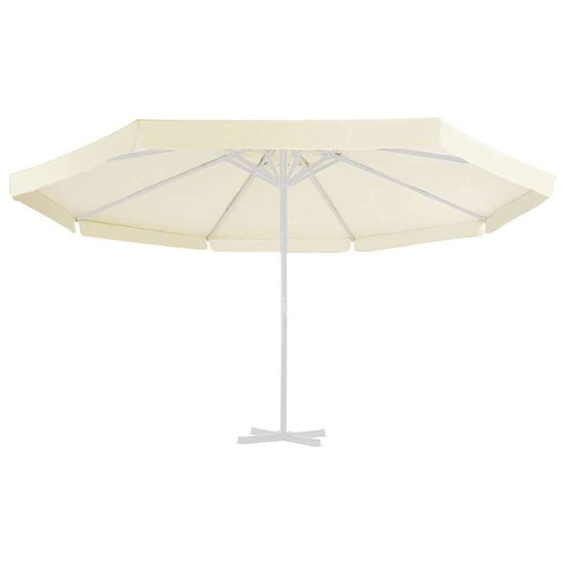 Afbeelding laden in galerijviewer, Vidaxl vervangingsdoek voor parasol 515 cm zandkleurig
