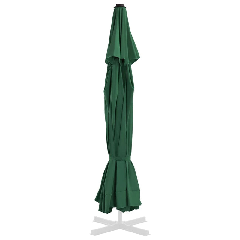 Load image into Gallery viewer, Vidaxl vervangingsdoek voor parasol 515 cm groen
