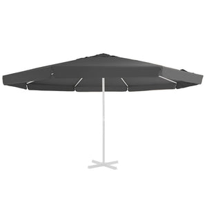 Vidaxl vervangingsdoek voor parasol 515 cm antracietkleurig