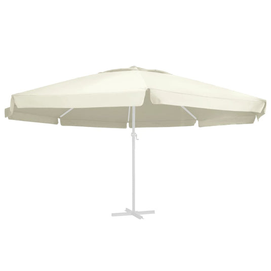 Vidaxl vervangingsdoek voor parasol 600 cm zandkleurig