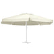 Vidaxl vervangingsdoek voor parasol 600 cm zandkleurig