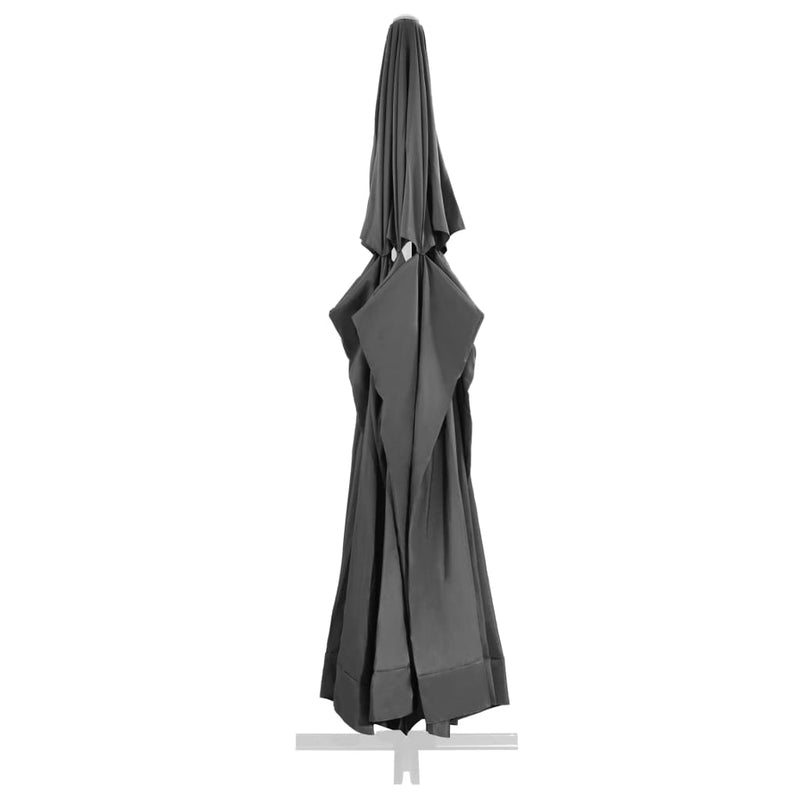 Load image into Gallery viewer, Vidaxl vervangingsdoek voor parasol 600 cm antracietkleurig
