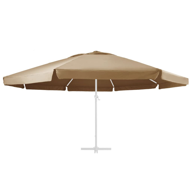 Load image into Gallery viewer, Vidaxl vervangingsdoek voor parasol 600 cm taupe
