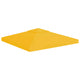 Vidaxl prieeldak 2-laags 310 g m² 3x3 m geel