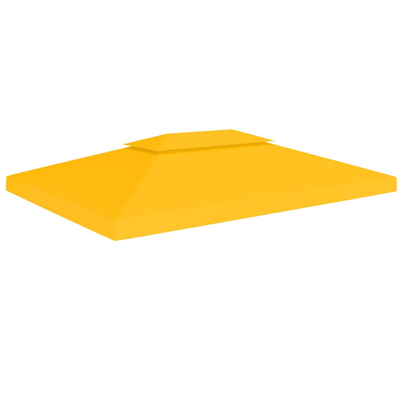 Load image into Gallery viewer, Vidaxl prieeldak 2-laags 310 g m² 4x3 m geel
