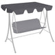 Vidaxl vervangingsluifel voor schommelbank 150 130x105 70 cm antraciet
