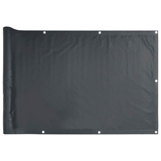 Vidaxl balkonscherm 75x300 cm oxford stof antraciet