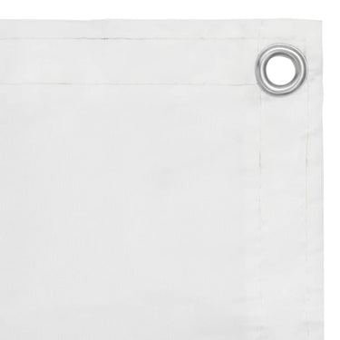 Vidaxl balkonscherm 75x400 cm oxford stof wit