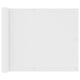 Vidaxl balkonscherm 75x500 cm oxford stof wit