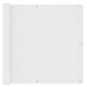 Vidaxl balkonscherm 90x300 cm oxford stof wit