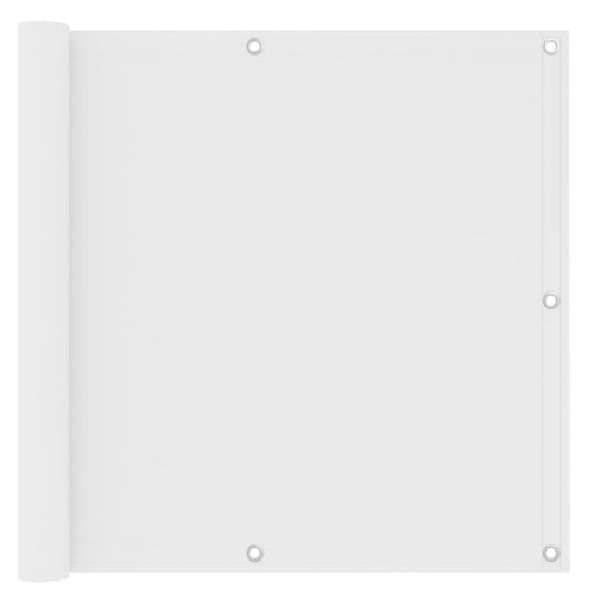 Vidaxl balkonscherm 90x300 cm oxford stof wit