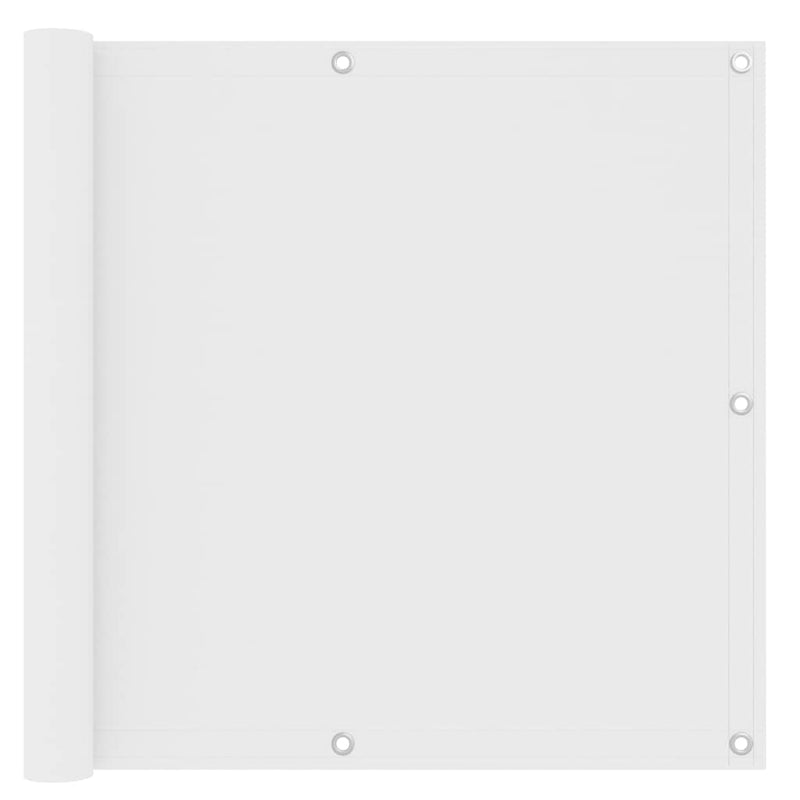 Load image into Gallery viewer, Vidaxl balkonscherm 90x400 cm oxford stof wit
