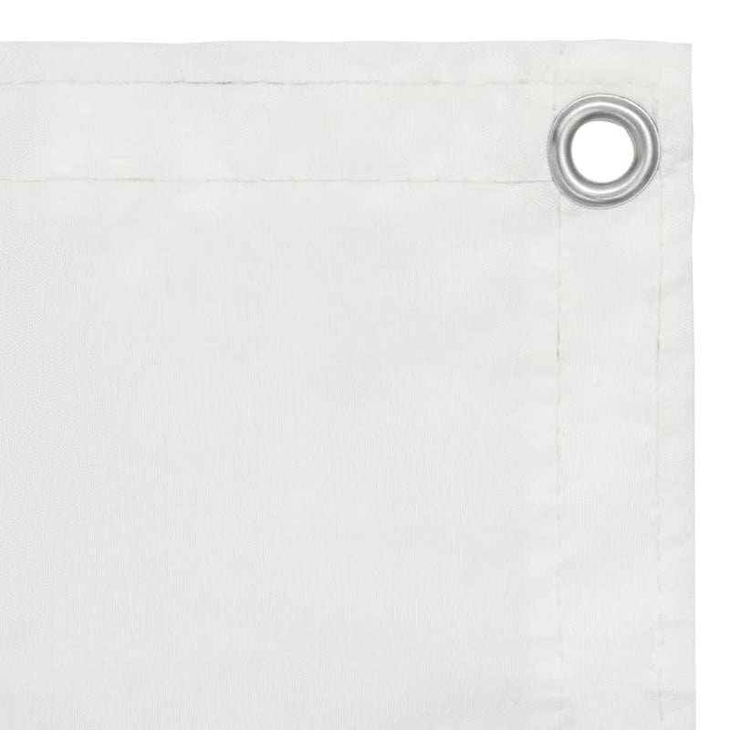 Load image into Gallery viewer, Vidaxl balkonscherm 90x600 cm oxford stof wit

