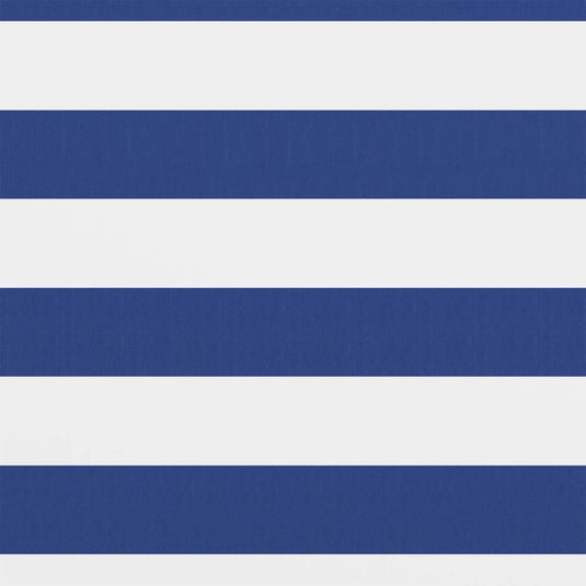 Vidaxl balkonscherm 75x400 cm oxford stof wit en blauw