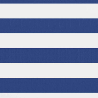 Vidaxl balkonscherm 90x500 cm oxford stof wit en blauw