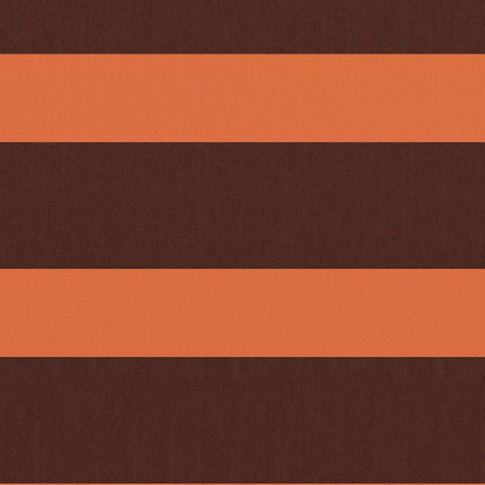 Vidaxl balkonscherm 75x400 cm oxford stof oranje en bruin
