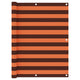 Vidaxl balkonscherm 120x300 cm oxford stof oranje en bruin