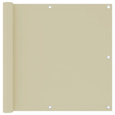 Vidaxl balkonscherm 90x300 cm oxford stof crème