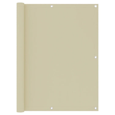 Vidaxl balkonscherm 120x600 cm oxford stof crème