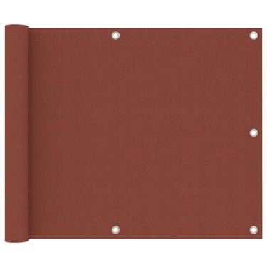 Vidaxl balkonscherm 75x500 cm oxford stof terracotta