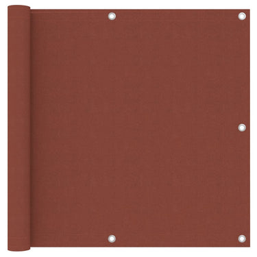 Vidaxl balkonscherm 90x300 cm oxford stof terracotta