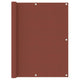 Vidaxl balkonscherm 120x400 cm oxford stof terracotta