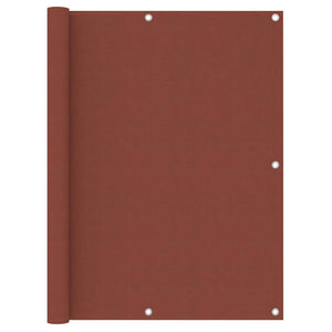 Vidaxl balkonscherm 120x600 cm oxford stof terracotta