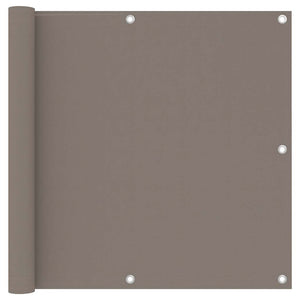 Vidaxl balkonscherm 90x300 cm oxford stof taupe