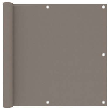Vidaxl balkonscherm 90x400 cm oxford stof taupe