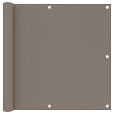 Vidaxl balkonscherm 90x500 cm oxford stof taupe