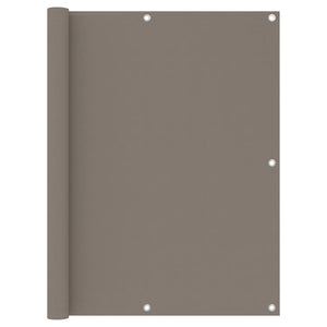 Vidaxl balkonscherm 120x400 cm oxford stof taupe