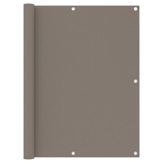 Vidaxl balkonscherm 120x400 cm oxford stof taupe