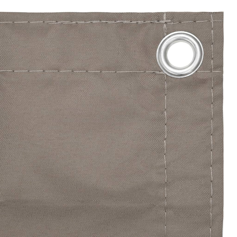 Load image into Gallery viewer, Vidaxl balkonscherm 120x500 cm oxford stof taupe
