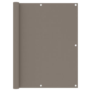 Vidaxl balkonscherm 120x600 cm oxford stof taupe