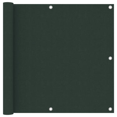 Vidaxl balkonscherm 90x300 cm oxford stof donkergroen