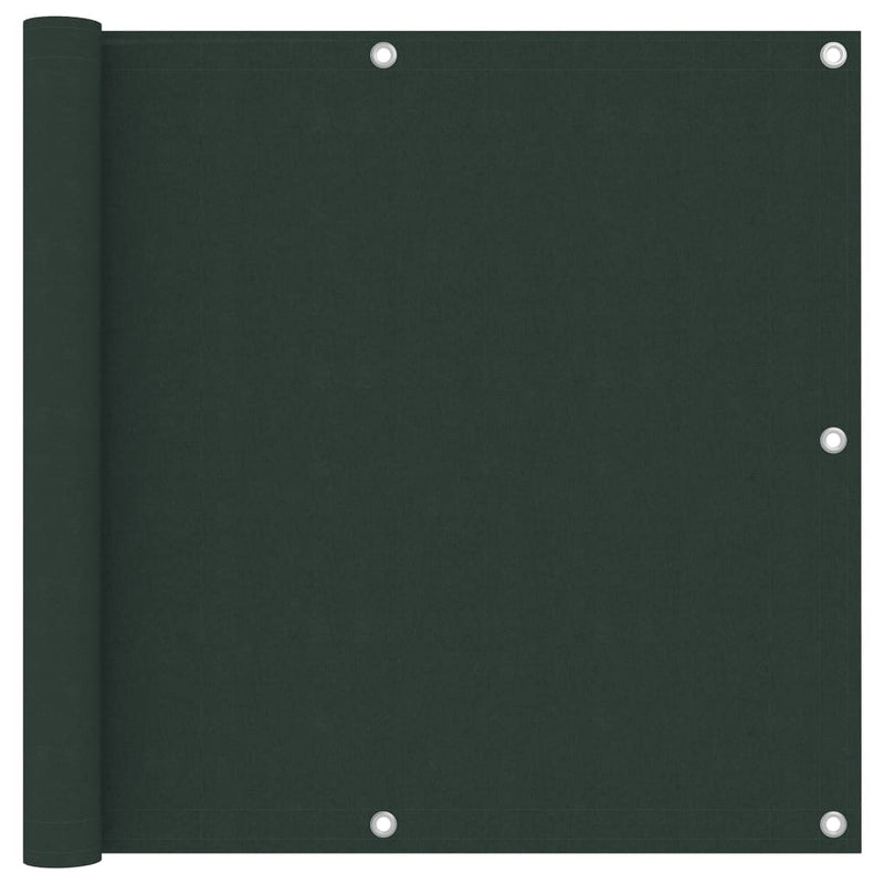 Load image into Gallery viewer, Vidaxl balkonscherm 90x400 cm oxford stof donkergroen
